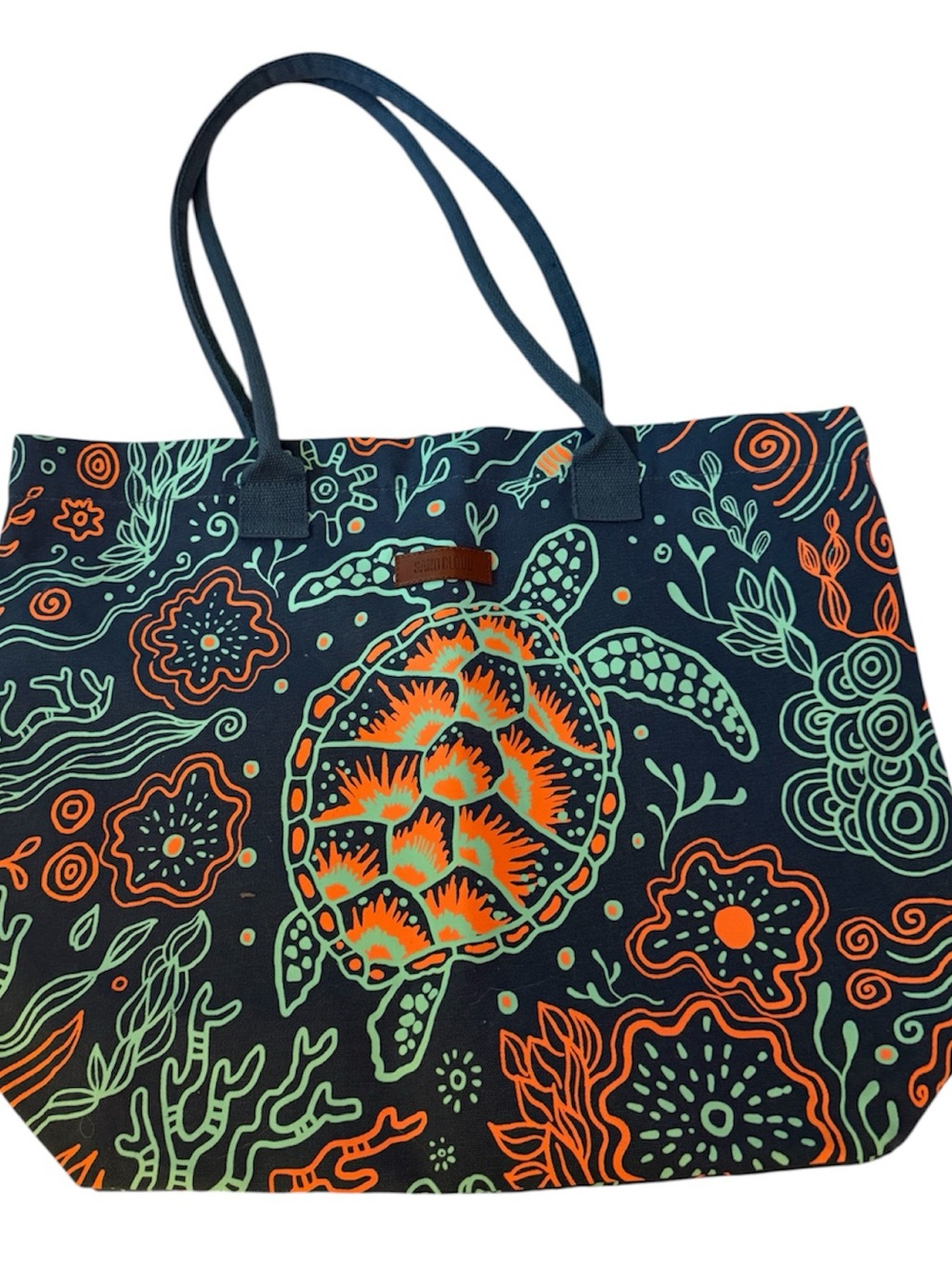 NWOT - Sand Cloud Reef Turtles Everyday Tote